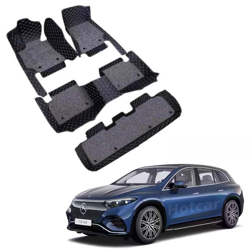 Mercedes Benz EQS-580 SUV (7 Seater) Premium 7D Floor Mats - 4 Colour Options
