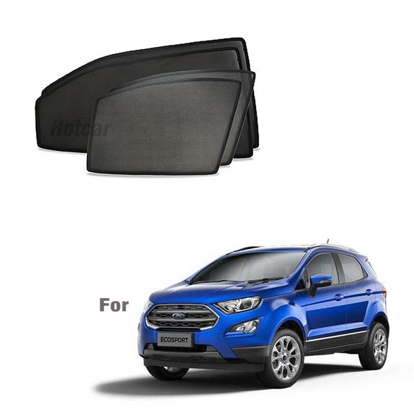 Ford Ecosport Half Cut Z Black Sunshades