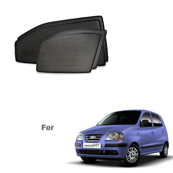 Hyundai Santro Xing Half Cut Z Black Sunshades