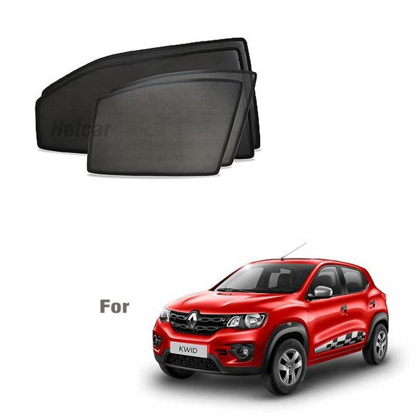 Renault Kwid Half Cut Z Black Sunshades