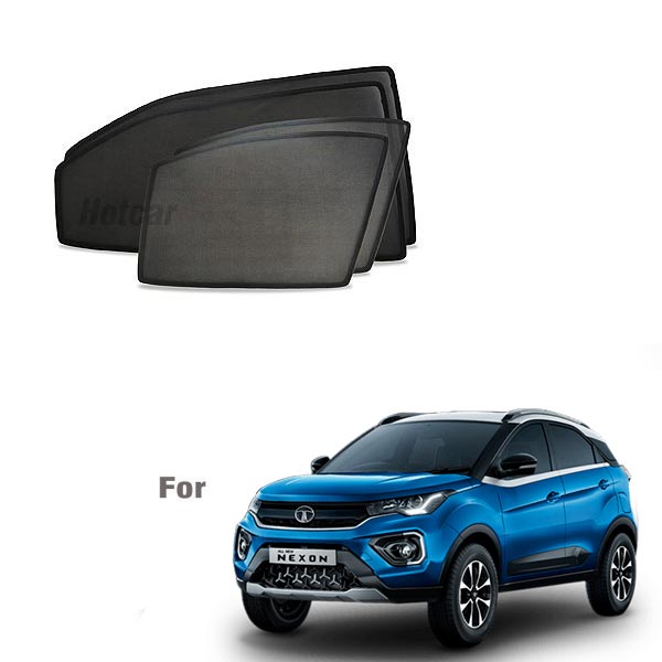 Tata Nexon Half Cut Z Black Sunshades