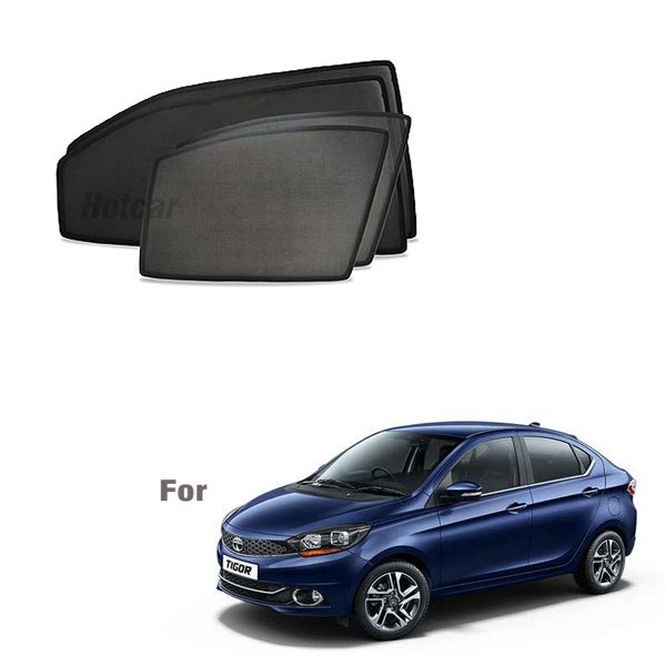 Tata Tigor Half Cut Z Black Sunshades