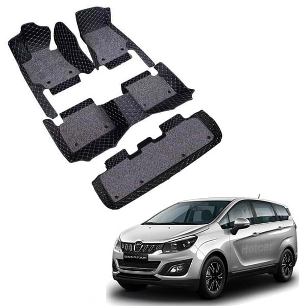 Mahindra Marazzo Premium 7D Floor Mats - 4 Colour Options