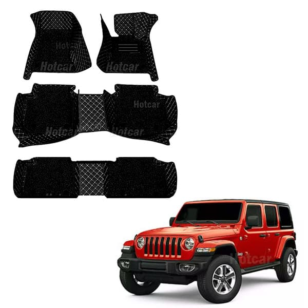 Jeep Wrangler Luxury Quality 7D Floor Mats