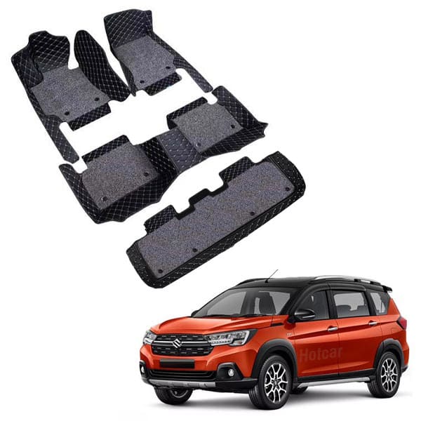 Maruti XL6 Premium 7D Floor Mats - 4 Colour Options