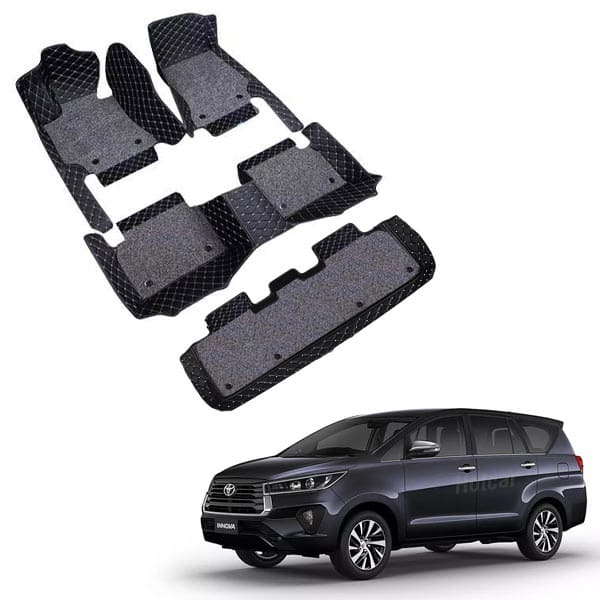 Toyota Crysta Premium 7D Floor Mats - 4 Colour Options
