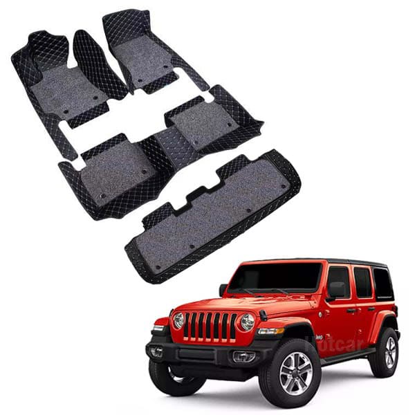 Jeep Wrangler (2022 Onwards) Premium 7D Floor Mats - 4 Colour Options