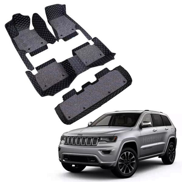 Jeep Grand Cherokee (2017 Onwards) Premium 7D Floor Mats - 4 Colour Options