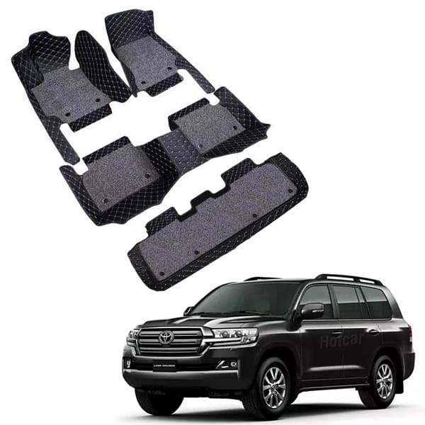 Toyota Land Cruiser Premium 7D Floor Mats - 4 Colour Options