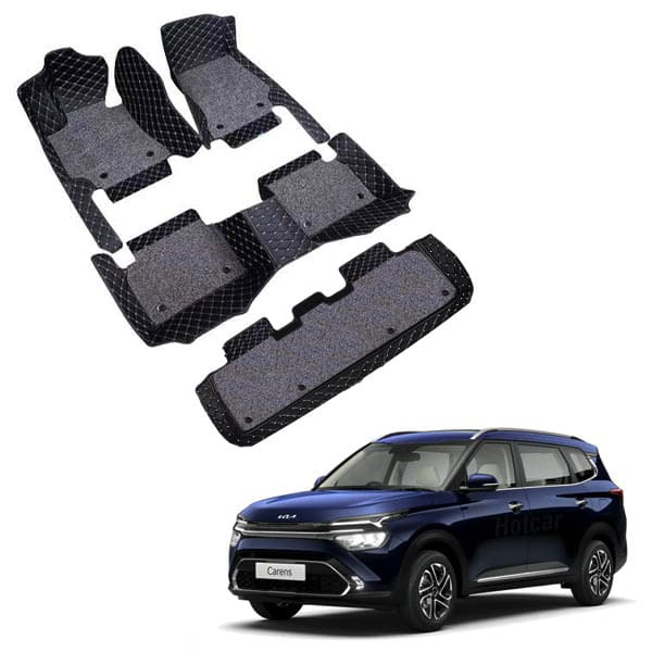 Kia Carens Premium 7D Floor Mats - 4 Colour Options