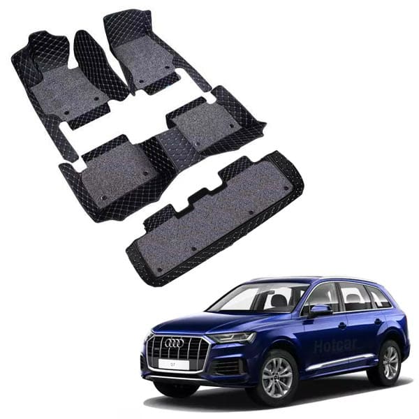 Audi Q7 (2010 to 2020) Premium 7D Floor Mats - 4 Colour Options