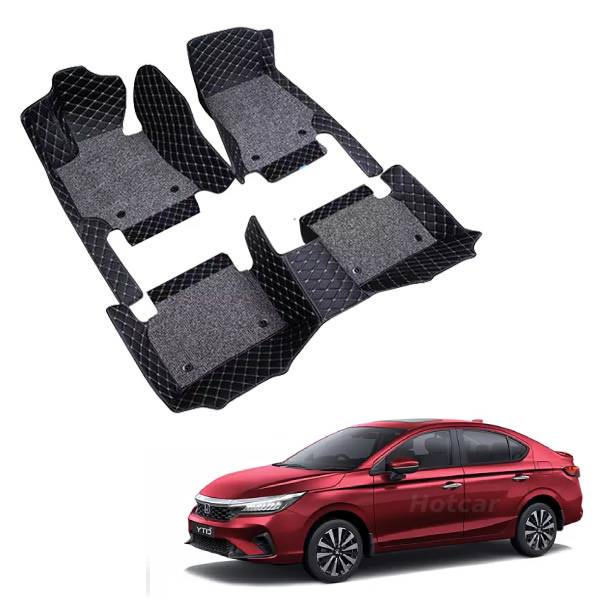 Honda City (2020 Onwards) Premium 7D Floor Mats - 4 Colour Options