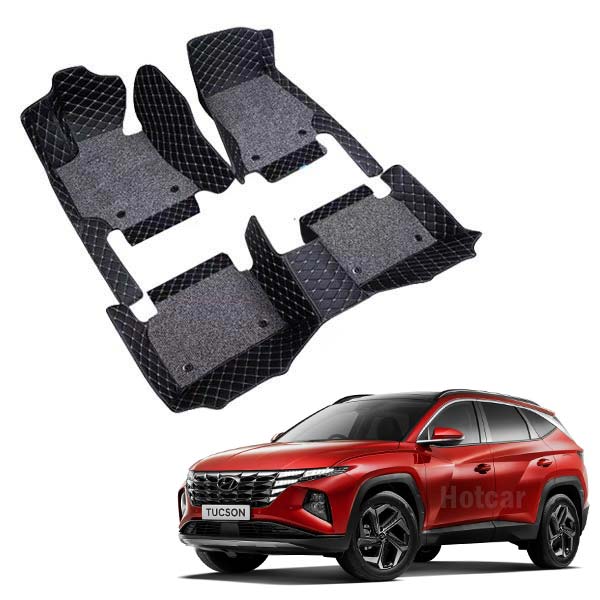 Hyundai Tucson (2022 Onwards) Premium 7D Floor Mats - 4 Colour Options