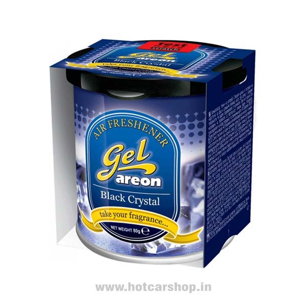 Areon Car Air Freshener Gel (Black Crystal) - 80 Grams