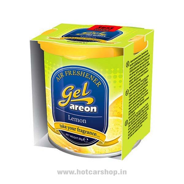 Areon Car Air Freshener Gel (Lemon) - 80 Grams