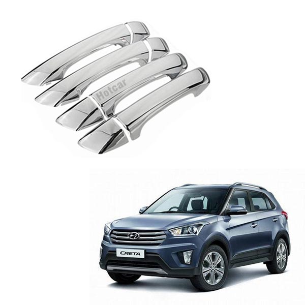 Hyundai Creta (2015 to 2019) Chrome Handle Covers - Set of 4 Pieces