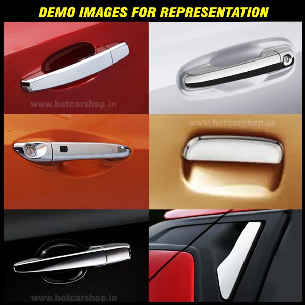 Hyundai Verna Fluidic Chrome Handle Covers - Set of 4 Pieces