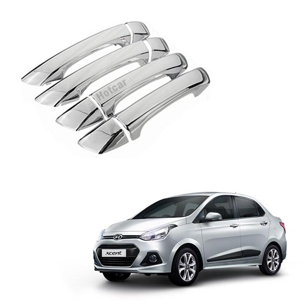 Hyundai Xcent Chrome Handle Covers - Set of 4 Pieces