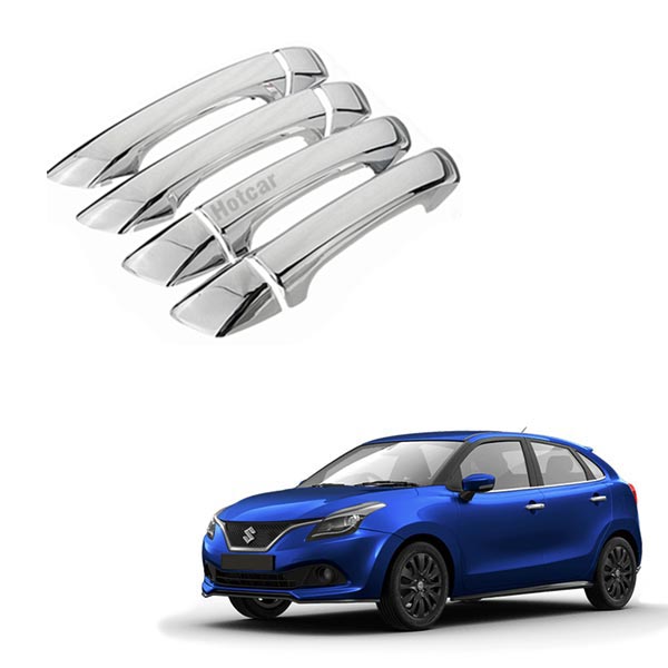 Maruti Baleno (2015 to 2021) Chrome Handle Covers - Set of 4 Pieces