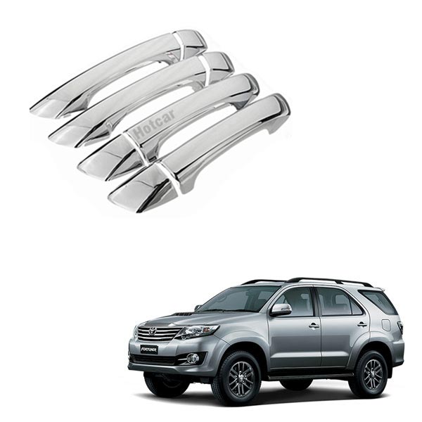 Toyota Fortuner (2009 to 2015) Chrome Handle Covers - Set of 4 Pieces