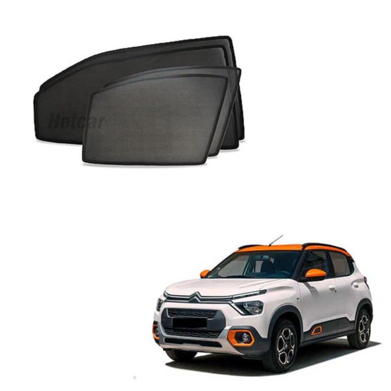Citroen C3 Half Cut Z Black Sunshades