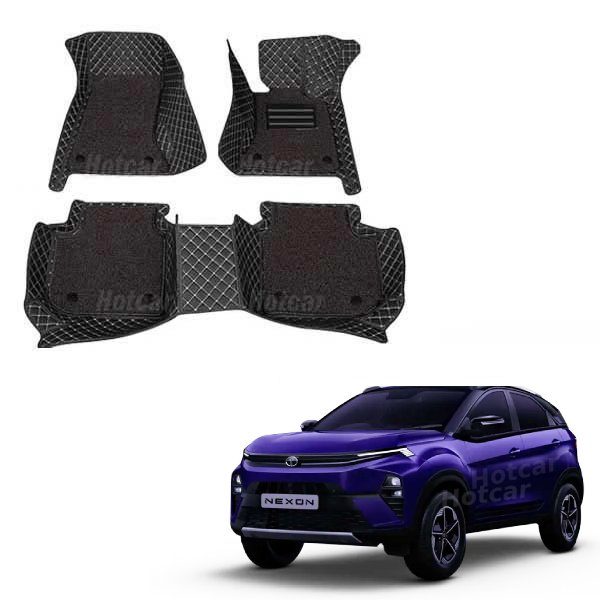 Tata Nexon (2023 Onwards) Luxury Quality 7D Floor Mats