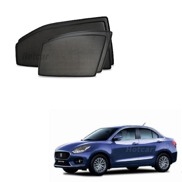 Maruti Dzire (2017 to 2024) Half Cut Z Black Sunshades