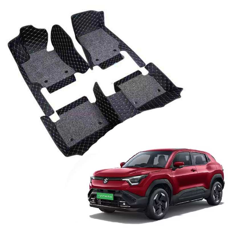 Maruti Suzuki e Vitara Premium 7D Floor Mats - 4 Colour Options