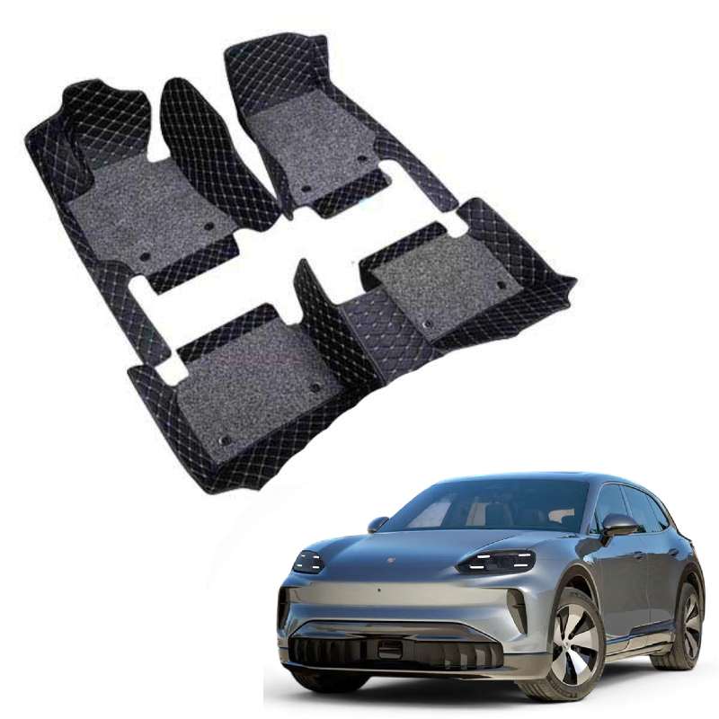Porsche Cayenne Electric Premium 7D Floor Mats - 4 Colour Options