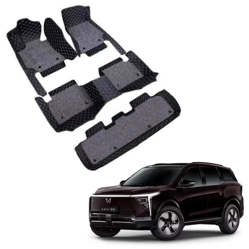 Mahindra XEV 9S Premium 7D Floor Mats - 4 Colour Options