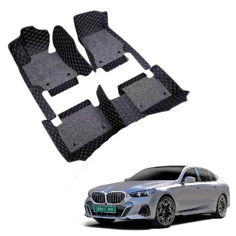 BMW i5 LWB Premium 7D Floor Mats - 4 Colour Options