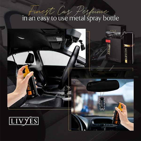 Areon Gold Car Perfume Spray Type (50 ml)
