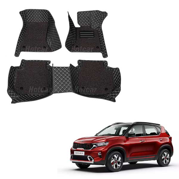 Kia Sonet Luxury Quality 7D Floor Mats