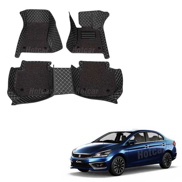 Maruti Ciaz Luxury Quality 7D Floor Mats