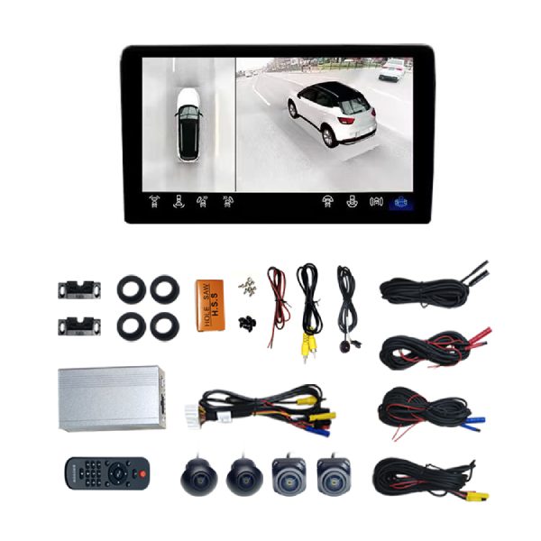 Branded 10 Inch Android Car Stereo With 360 Degree Bird View Camera (1 Year Warranty)