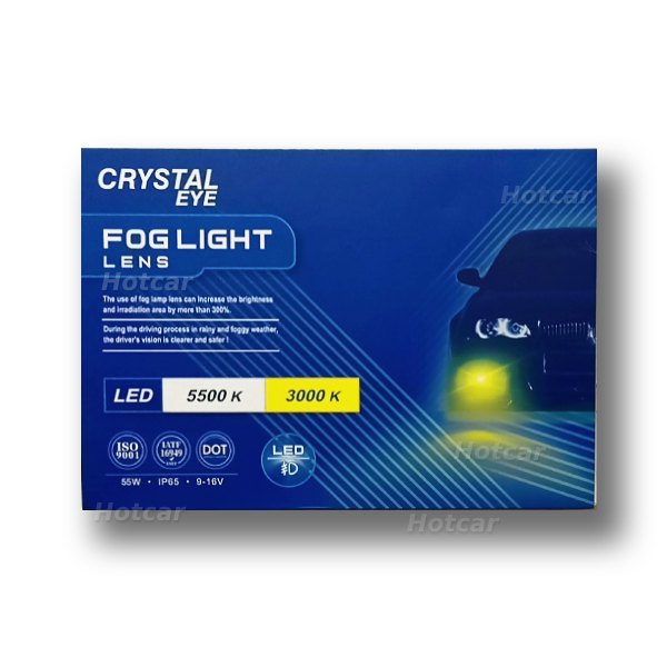 Crystal Eye Bi LED Projector Laser Fog Lights