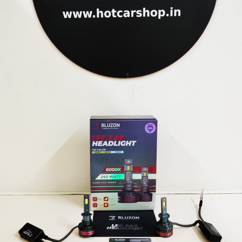 Bluzon Tri Colour LED Bulbs - 240 Watts (3 Colours)