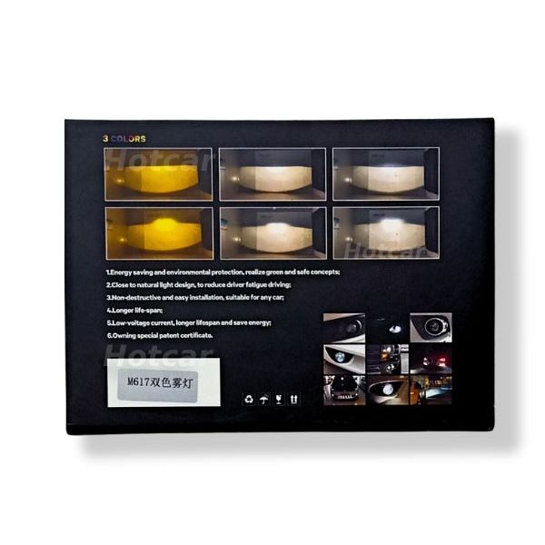 Original iPH M617 3 in 1  LED Fog Lights (3 Colours)