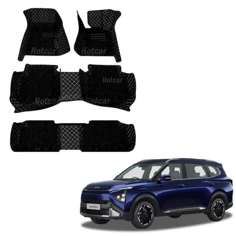 Kia Carens Clavis Luxury Quality 7D Floor Mats