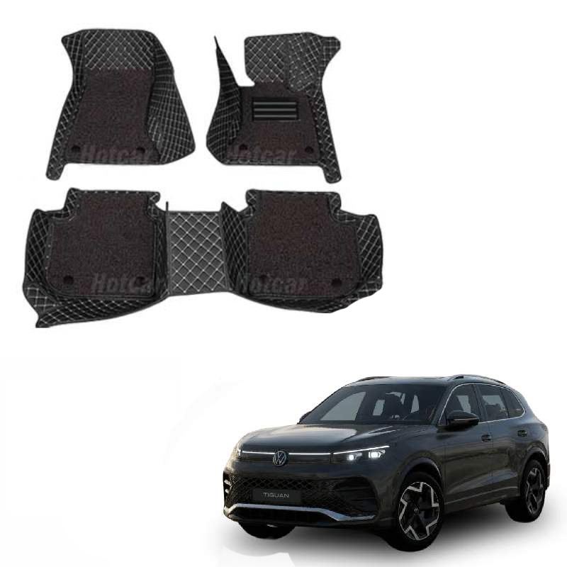 Volkswagen Tiguan R-Line Luxury Quality 7D Floor Mats