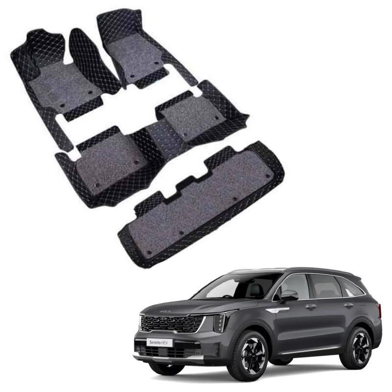 Kia Sorento Premium 7D Floor Mats - 4 Colour Options
