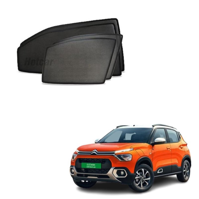Citroen C3 Half Cut Z Black Sunshades