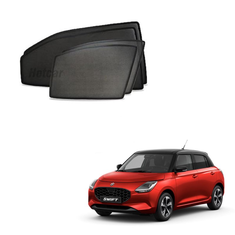 Maruti Swift (2024 Onwards) Half Cut Z Black Sunshades