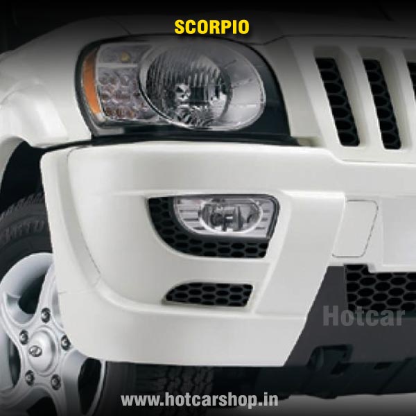 Mahindra Scorpio Type 2 Fog Light Assembly - Set of 2 (with Wiring Kit & Switch)