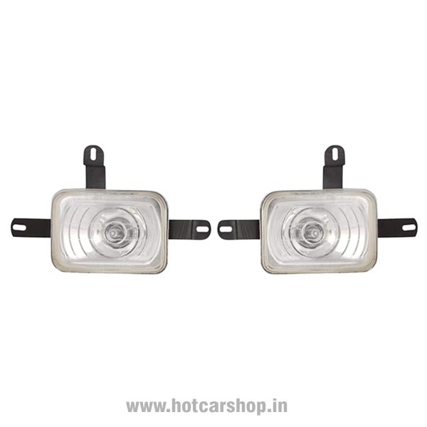 Mahindra TUV300 Fog Light Assembly - Set of 2 (with Wiring Kit & Switch)