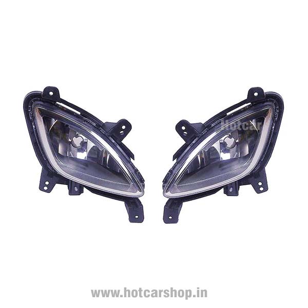 Hyundai i10 Type 2 Fog Light Assembly - Set of 2 (with Wiring Kit & Switch)