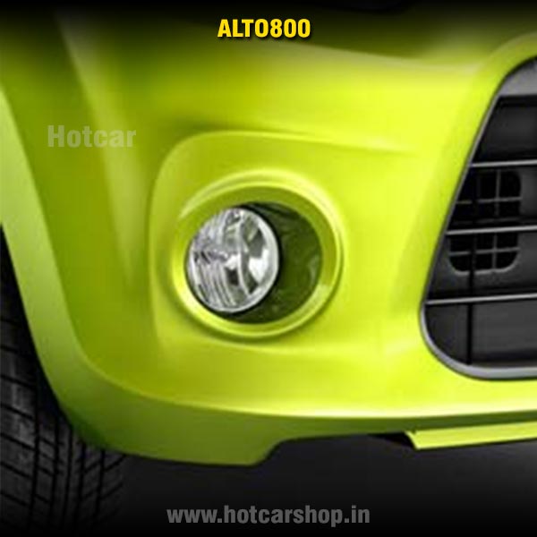 Maruti Alto800 Fog Light Assembly - Set of 2 (with Wiring Kit & Switch)