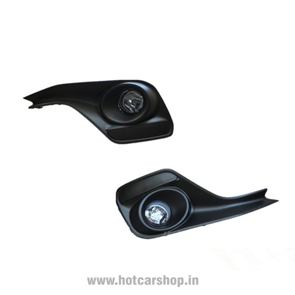 Maruti Swift Type 3 Fog Light Assembly - Set of 2 (with Wiring Kit & Switch)