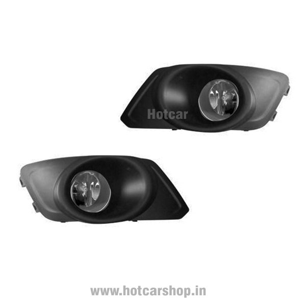 Maruti WagonR Type 3 Fog Light Assembly - Set of 2 (with Wiring Kit & Switch)