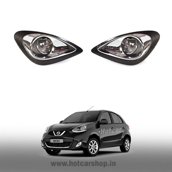 Nissan Micra Fog Light Assembly - Set of 2 (with Wiring Kit & Switch)